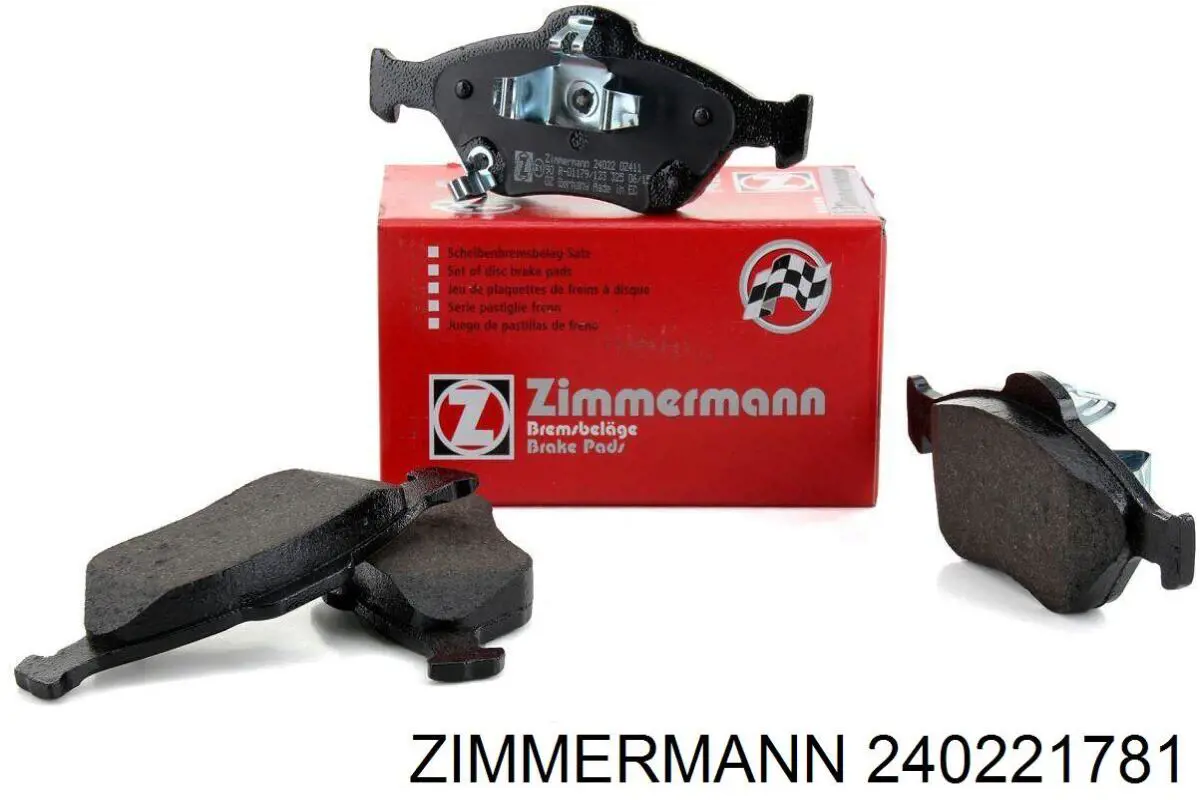 240221781 Zimmermann колодки гальмівні передні, дискові