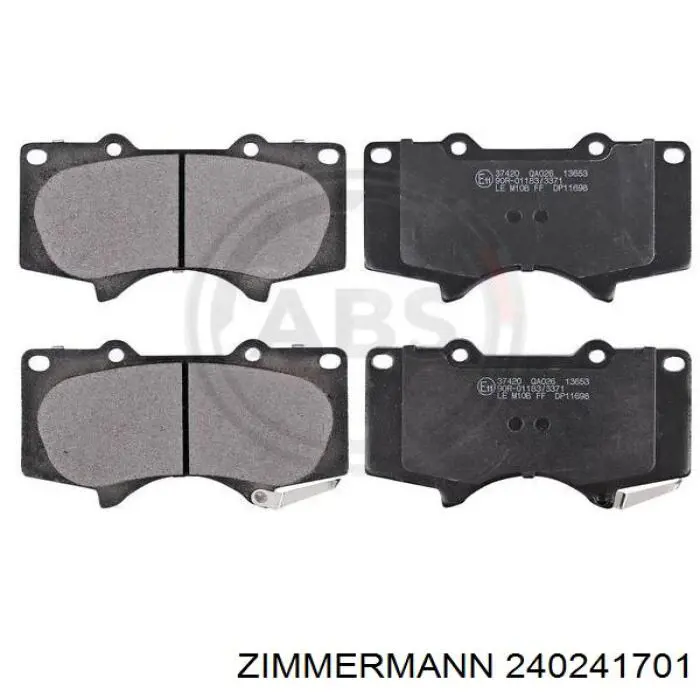 Купити 240241701 Zimmermann Колодки гальмівні передні, дискові