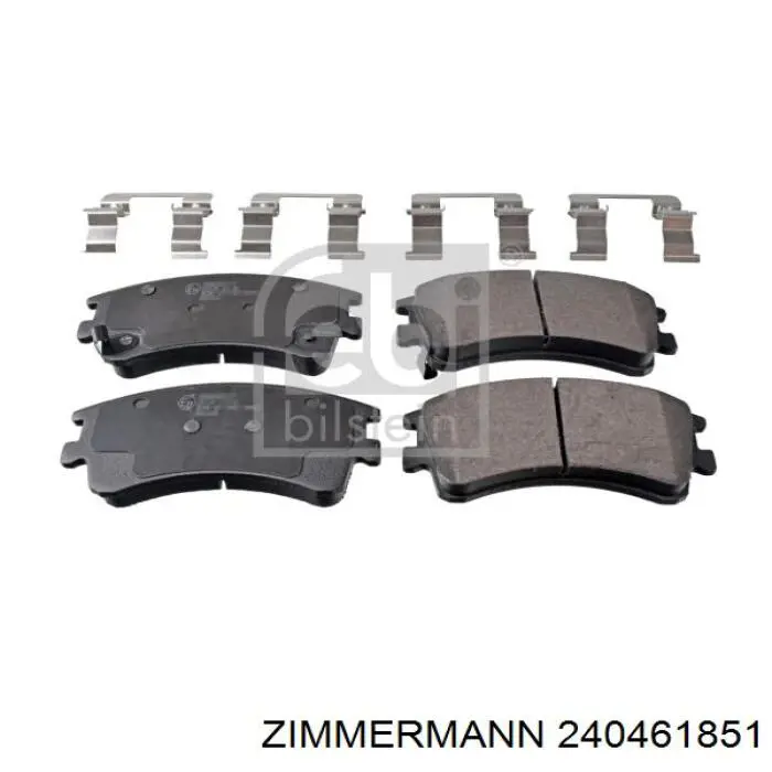 Гальмівні колодки Zimmermann 240461851 ціна, від 19.34 USD