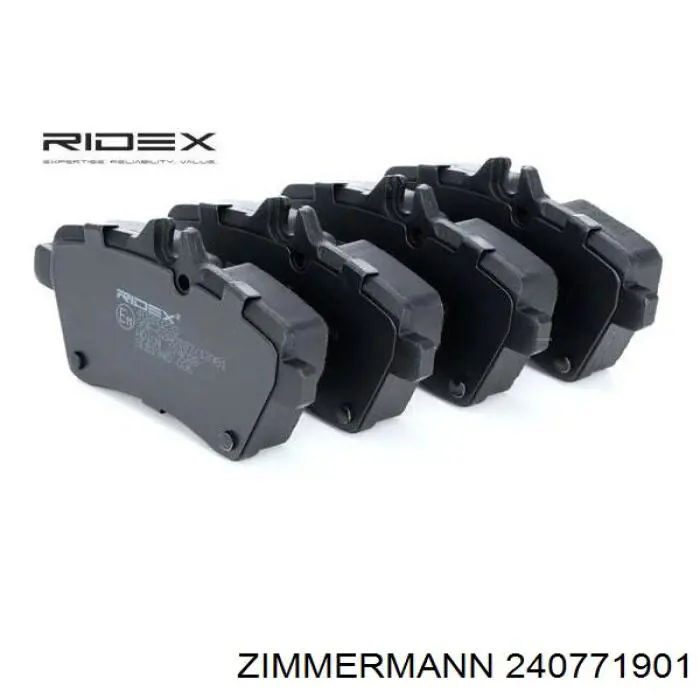 Гальмівні колодки Zimmermann 240771901 ціна, від 35.15 USD