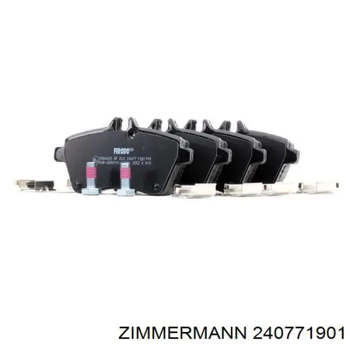Купити 240771901 Zimmermann Колодки гальмівні передні, дискові