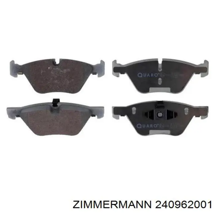 Гальмівні колодки Zimmermann 240962001 ціна, від 54.98 USD