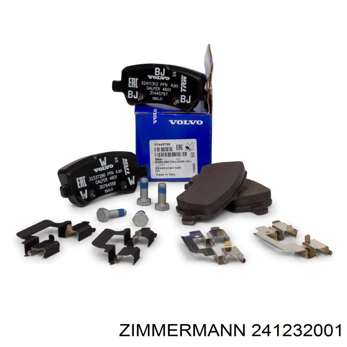 Тормозні колодки Zimmermann 241232001
