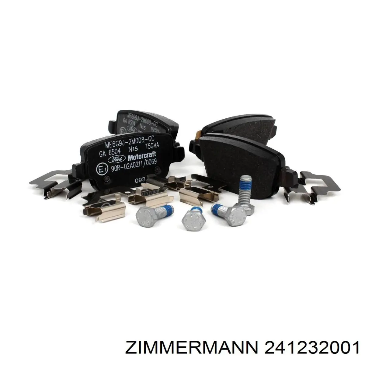 Гальмівні колодки Zimmermann 241232001 ціна, від 61.34 USD