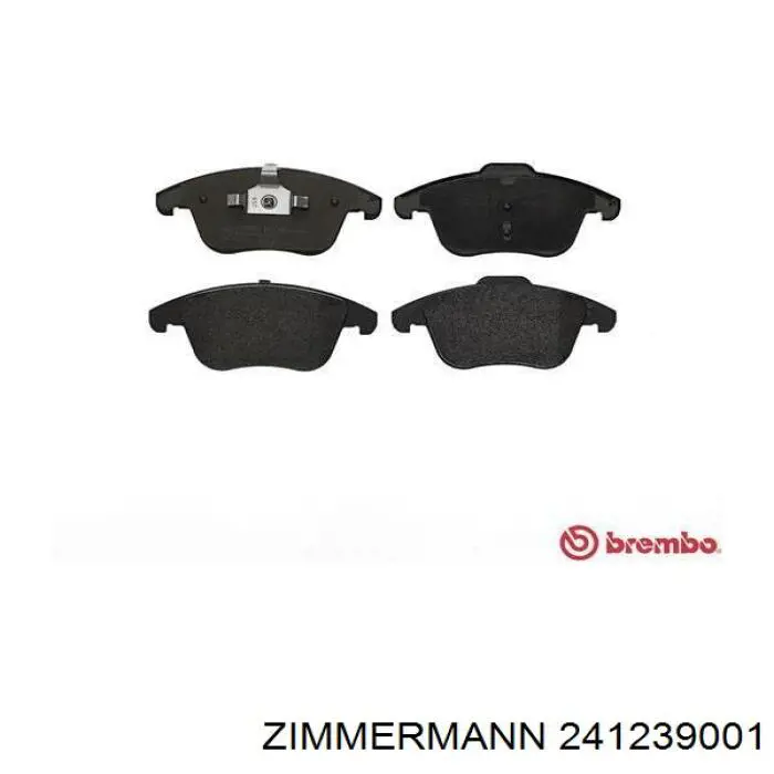 Гальмівні колодки Zimmermann 241239001 ціна, від 33.66 USD