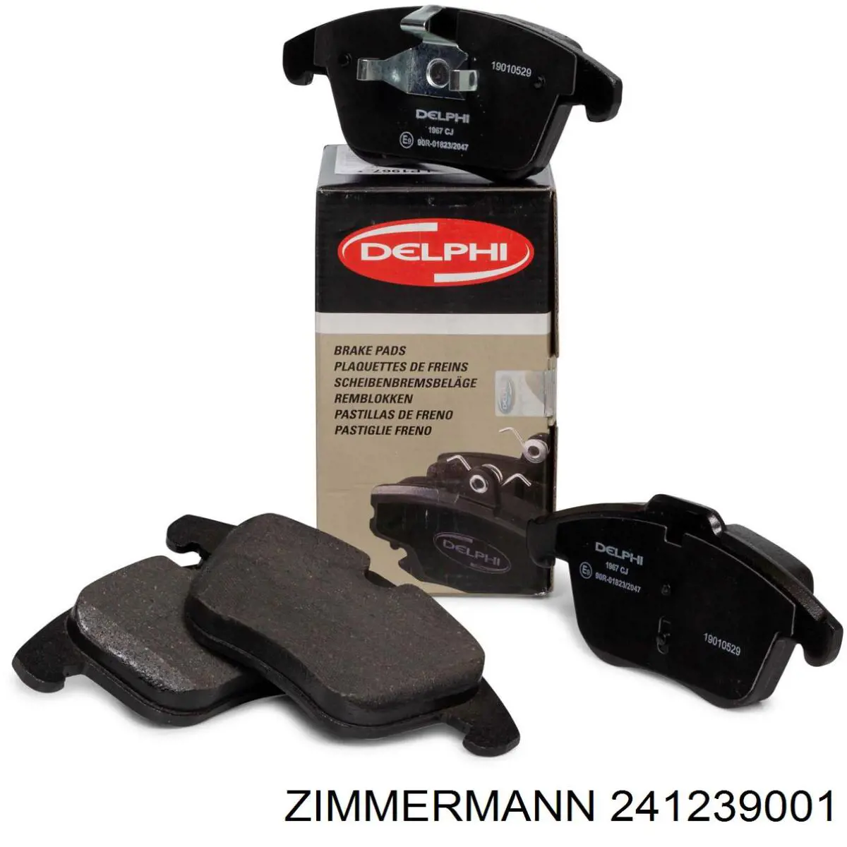 Гальмівні колодки Zimmermann 241239001 ціна, від 33.66 USD