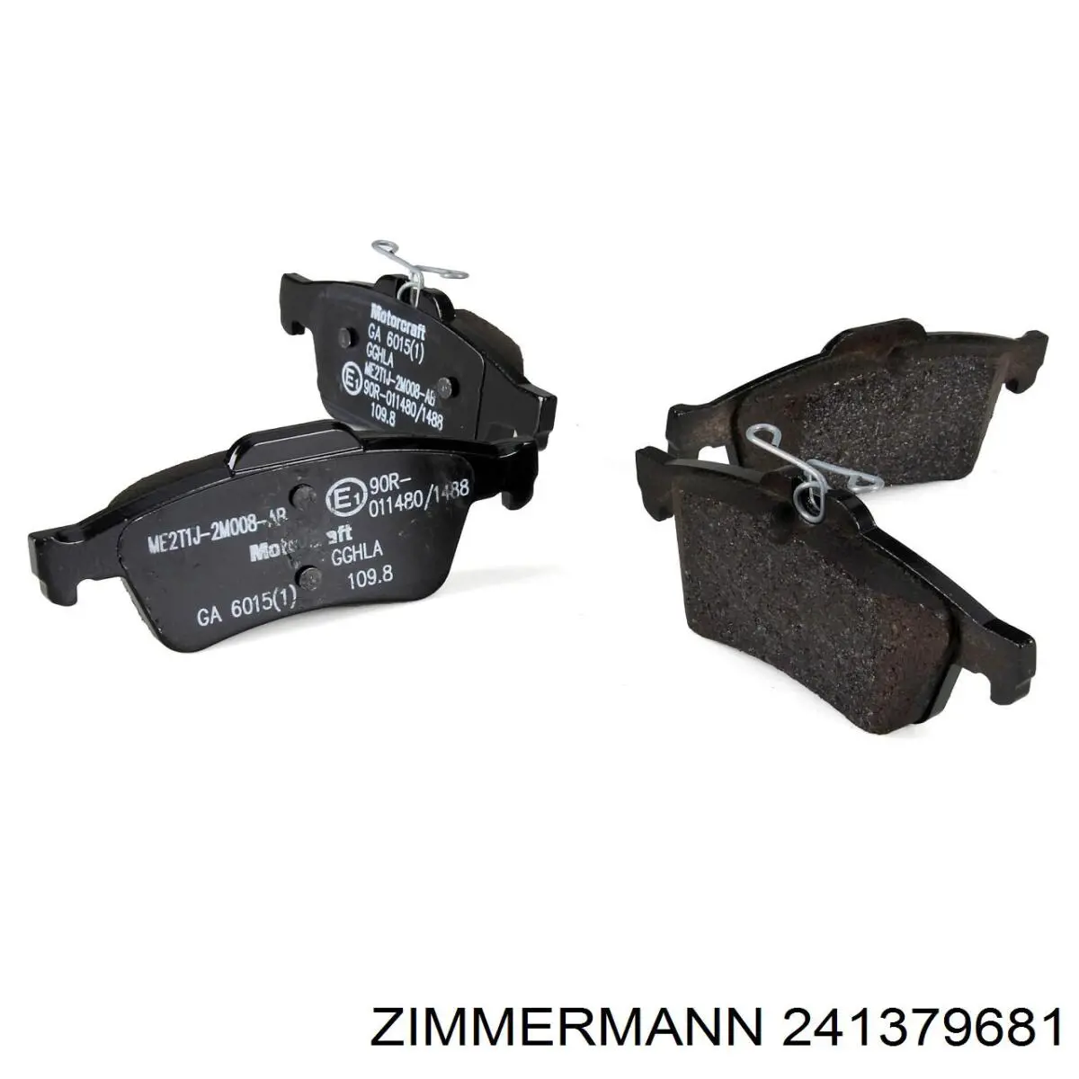 Задні дискові колодки Zimmermann 241379681