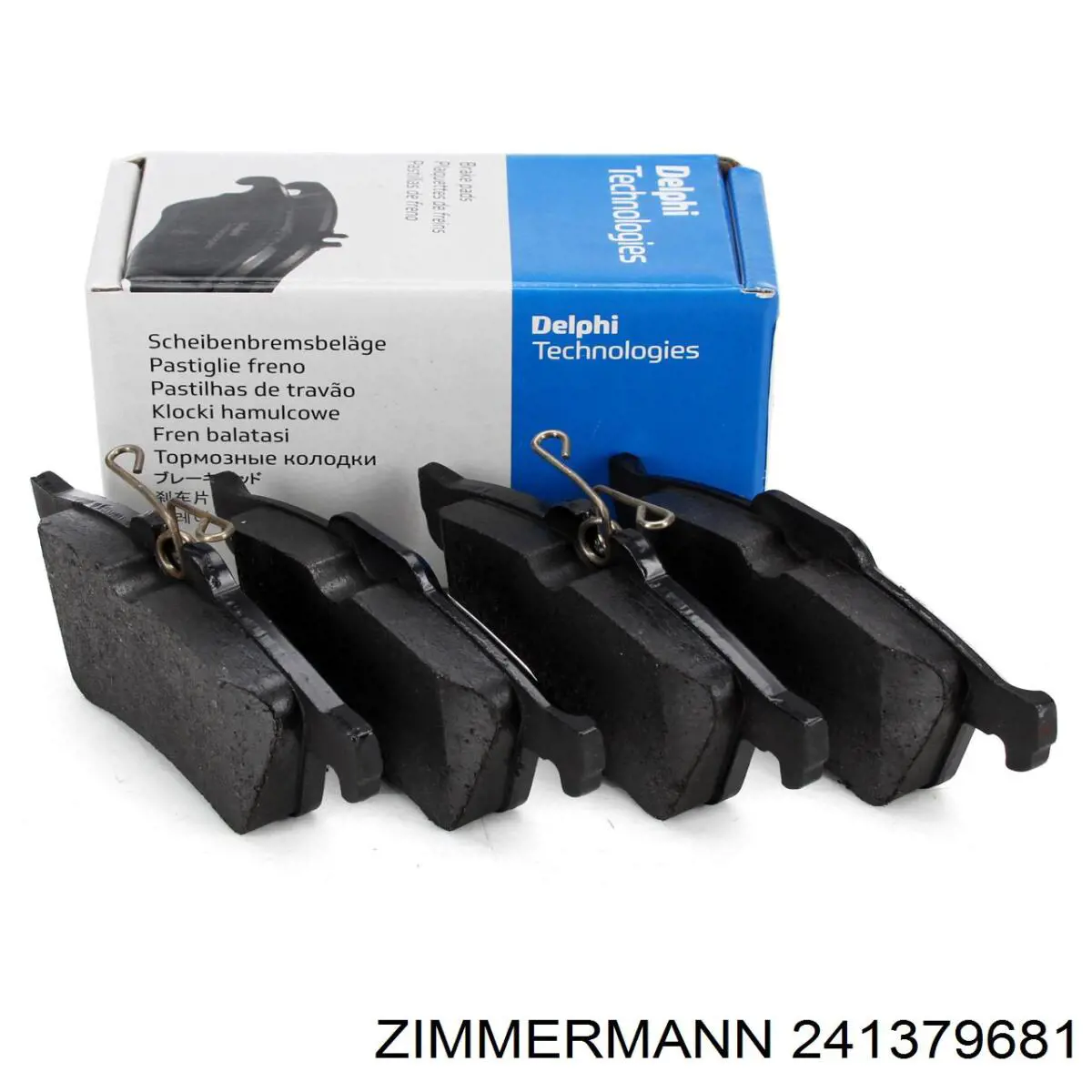 Задні гальмівні колодки Zimmermann 241379681 ціна, від 22.80 USD