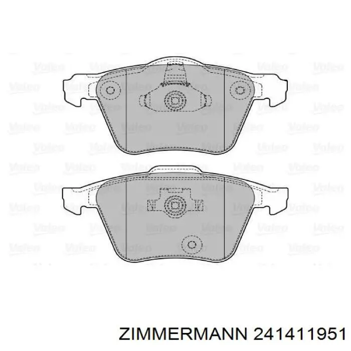 241411951 Zimmermann Передні гальмівні колодки