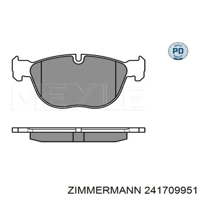 Тормозні колодки Zimmermann 241709951