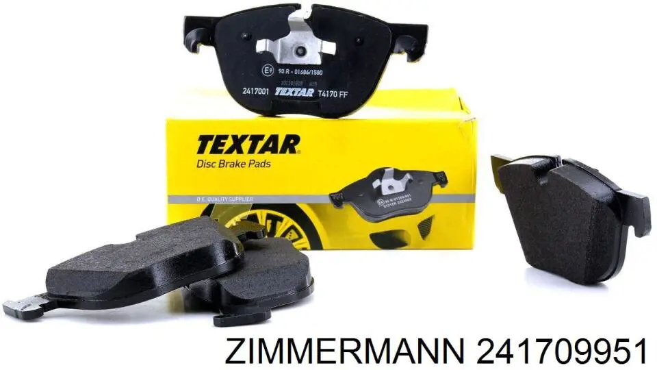 Купити 241709951 Zimmermann Колодки гальмівні передні, дискові