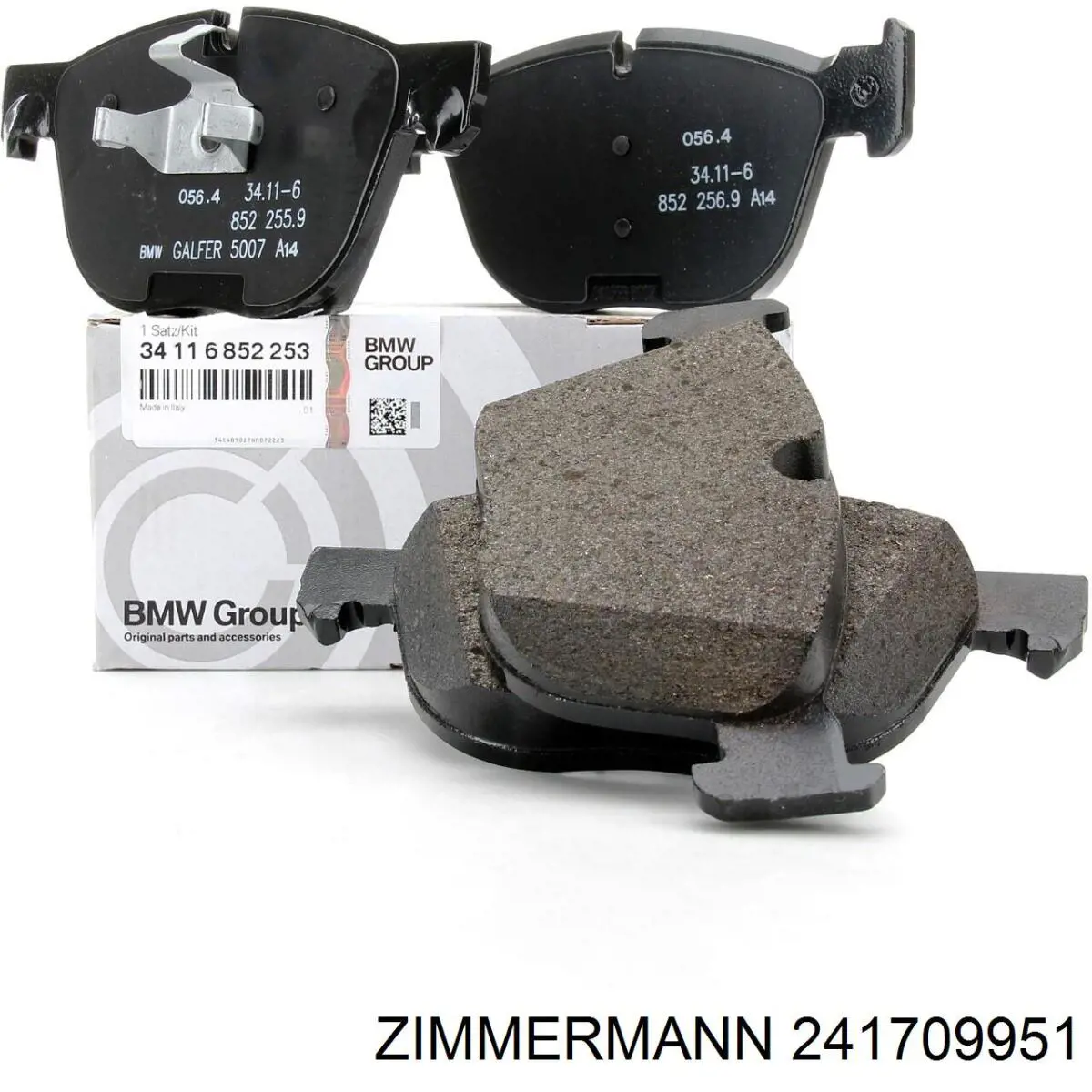 Гальмівні колодки Zimmermann 241709951 ціна, від 110.77 USD