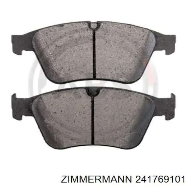 Гальмівні колодки Zimmermann 241769101 ціна, від 78.48 USD