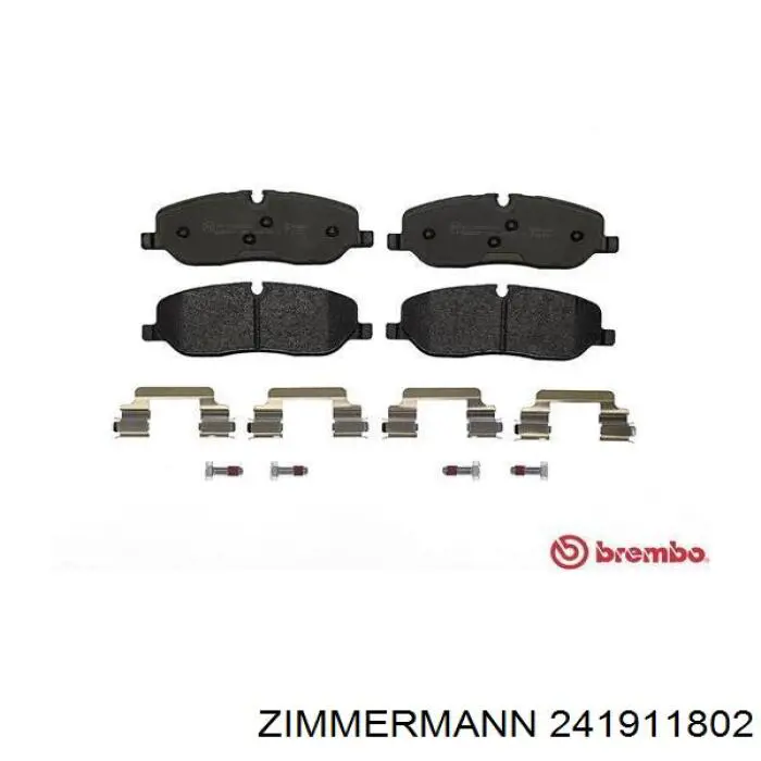 Купити 241911802 Zimmermann Колодки гальмівні передні, дискові