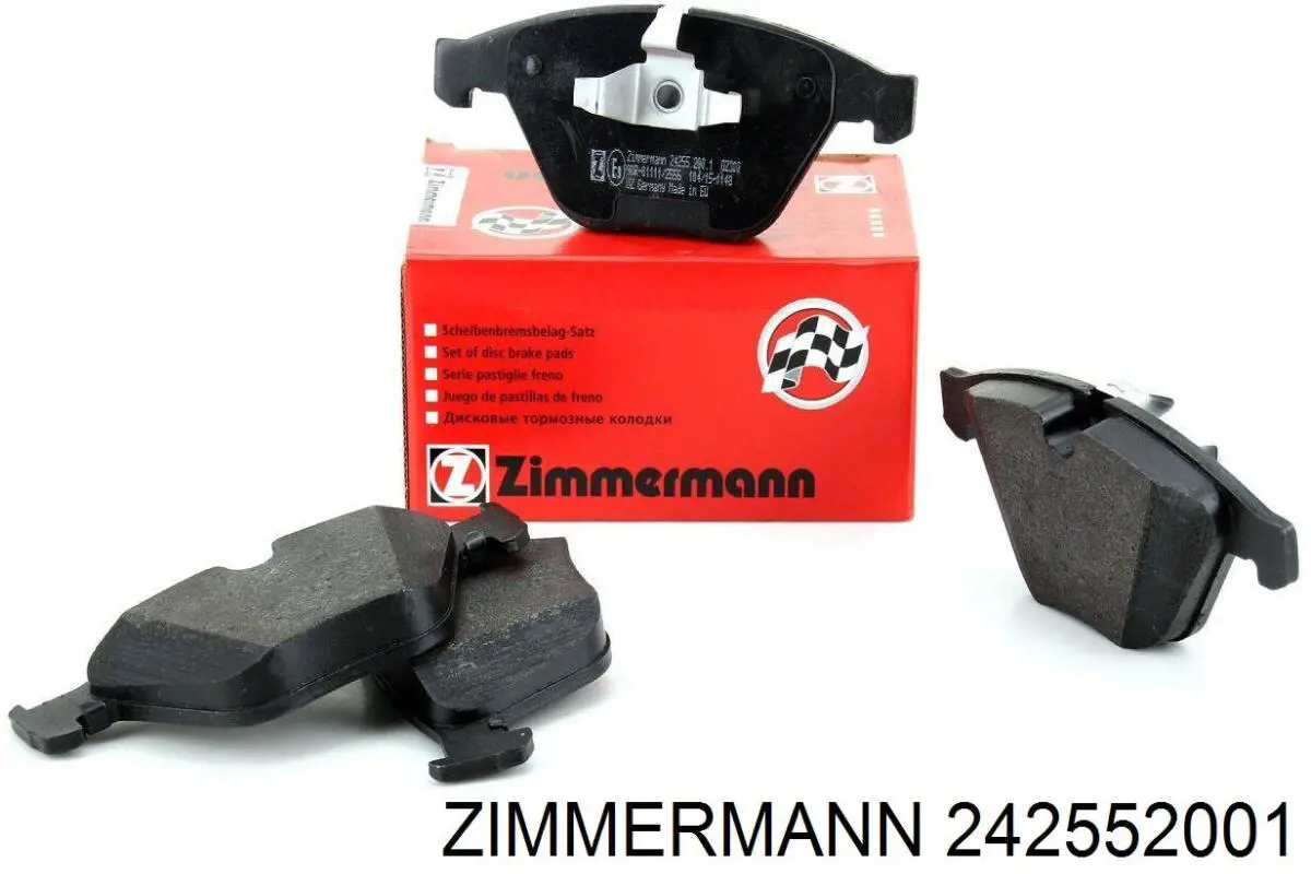 Тормозні колодки Zimmermann 242552001