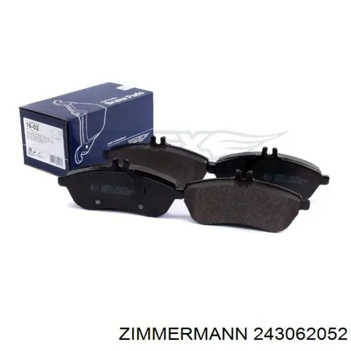 Тормозні колодки Zimmermann 243062052