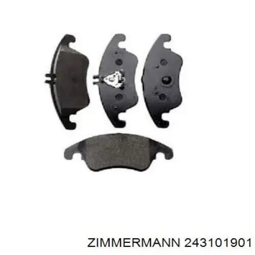 Купити 243101901 Zimmermann Колодки гальмівні передні, дискові
