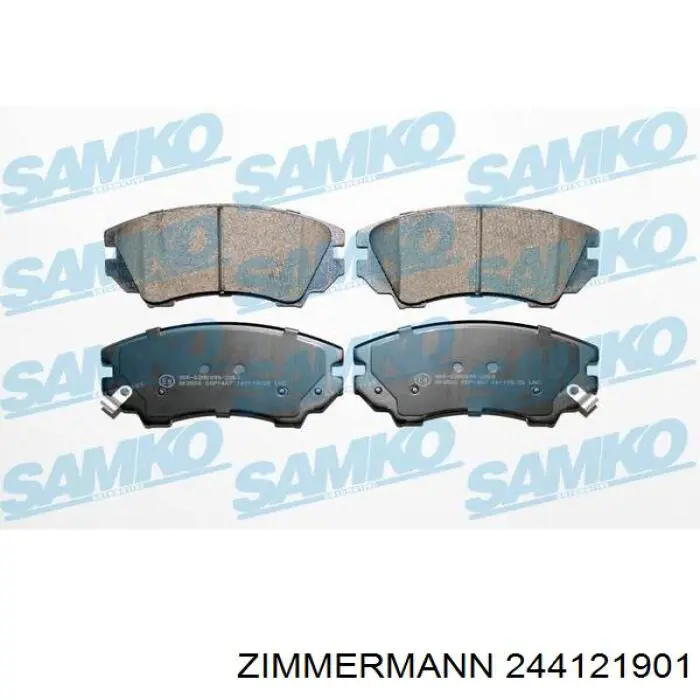 Купити 244121901 Zimmermann Колодки гальмівні передні, дискові