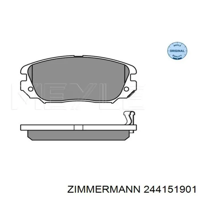 Тормозні колодки Zimmermann 244151901