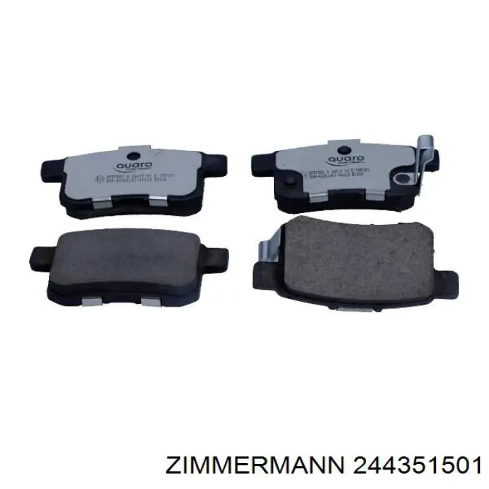 Задні гальмівні колодки Zimmermann 244351501 ціна, від 23.64 USD