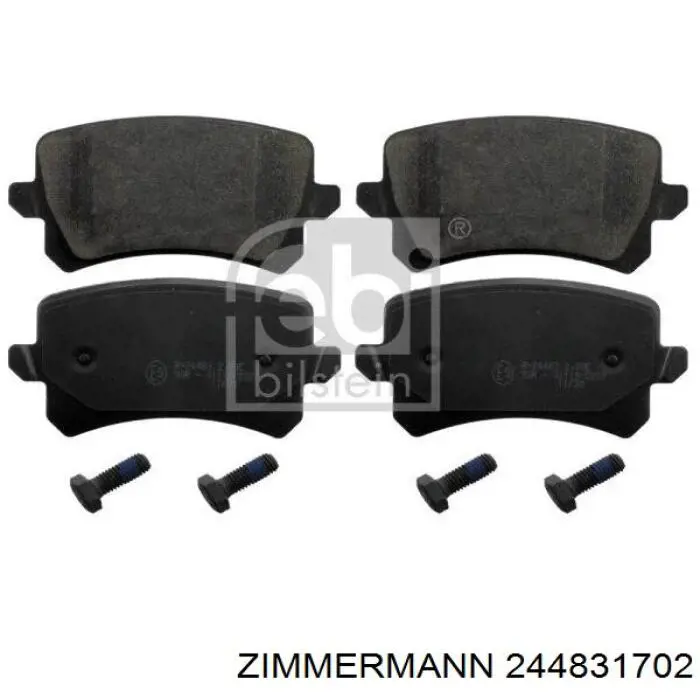 Задні дискові колодки Zimmermann 244831702