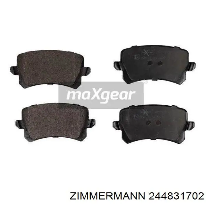 Задні гальмівні колодки Zimmermann 244831702 ціна, від 32.78 USD