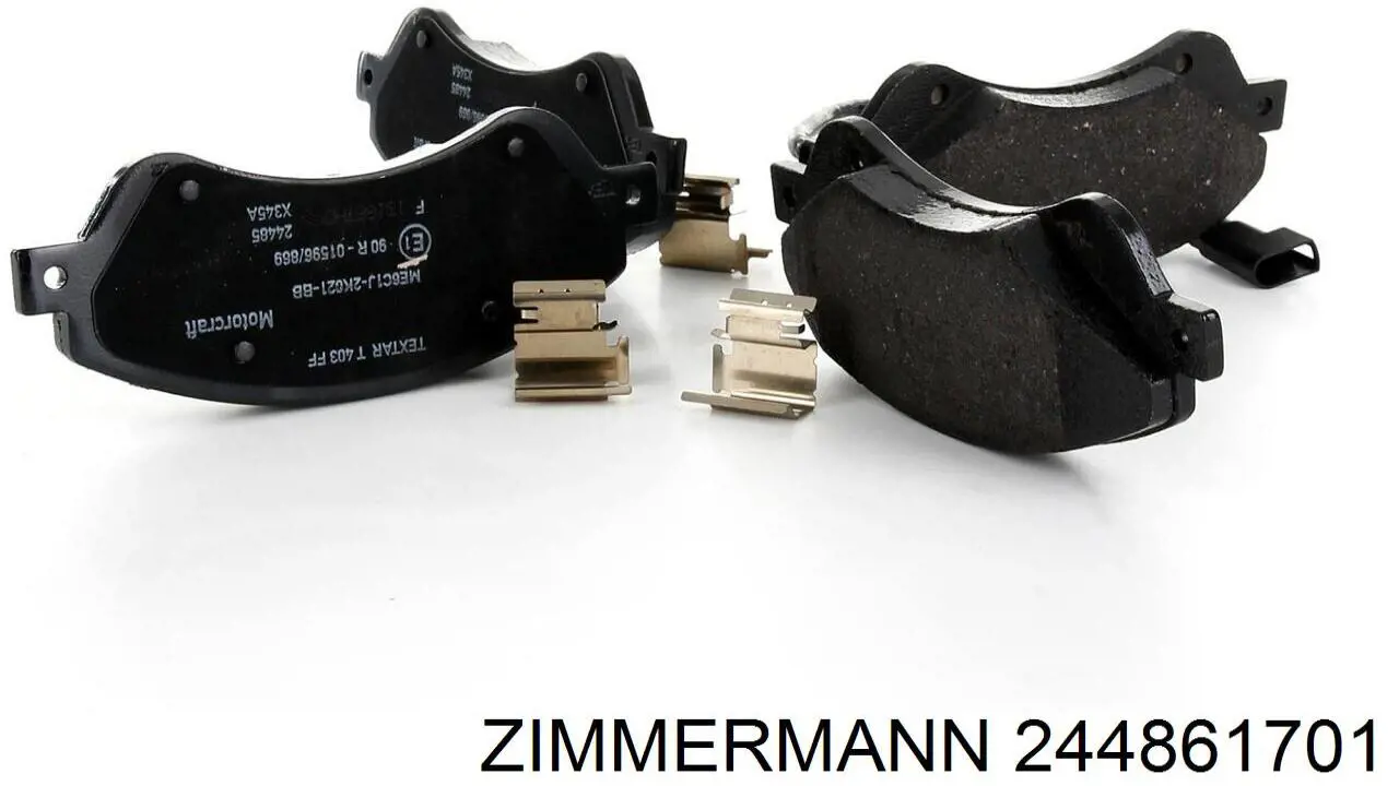 Задні дискові колодки Zimmermann 244861701