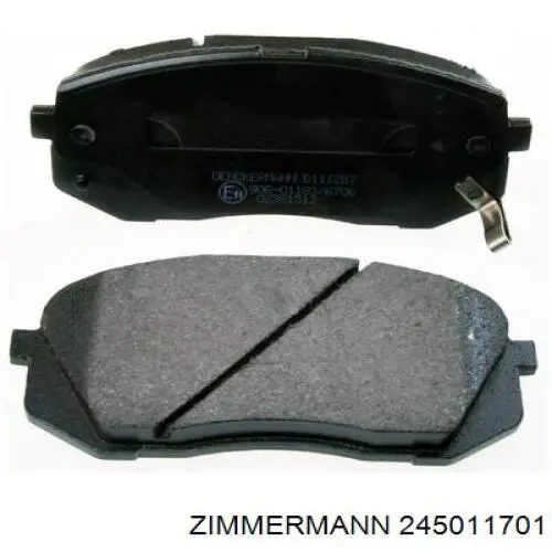 Гальмівні колодки Zimmermann 245011701 ціна, від 38.40 USD