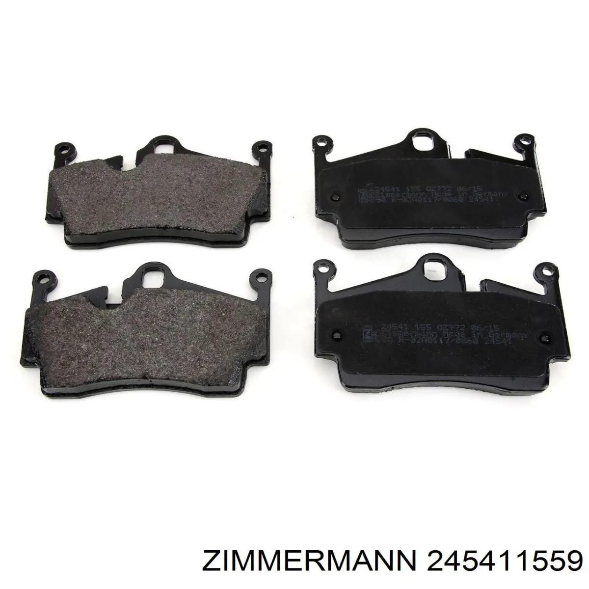 Задні гальмівні колодки Zimmermann 245411559 ціна, від 71.27 USD