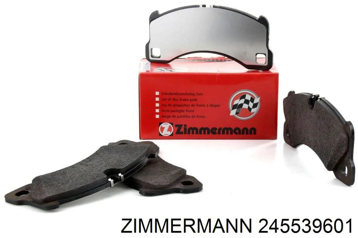 Гальмівні колодки Zimmermann 245539601 ціна, від 95.27 USD