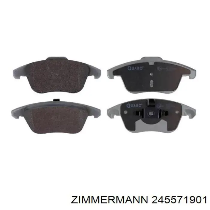 Гальмівні колодки Zimmermann 245571901 ціна, від 36.57 USD