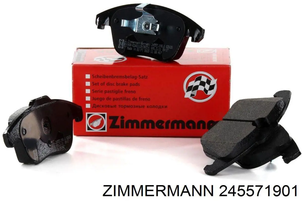 Купити 245571901 Zimmermann Колодки гальмівні передні, дискові