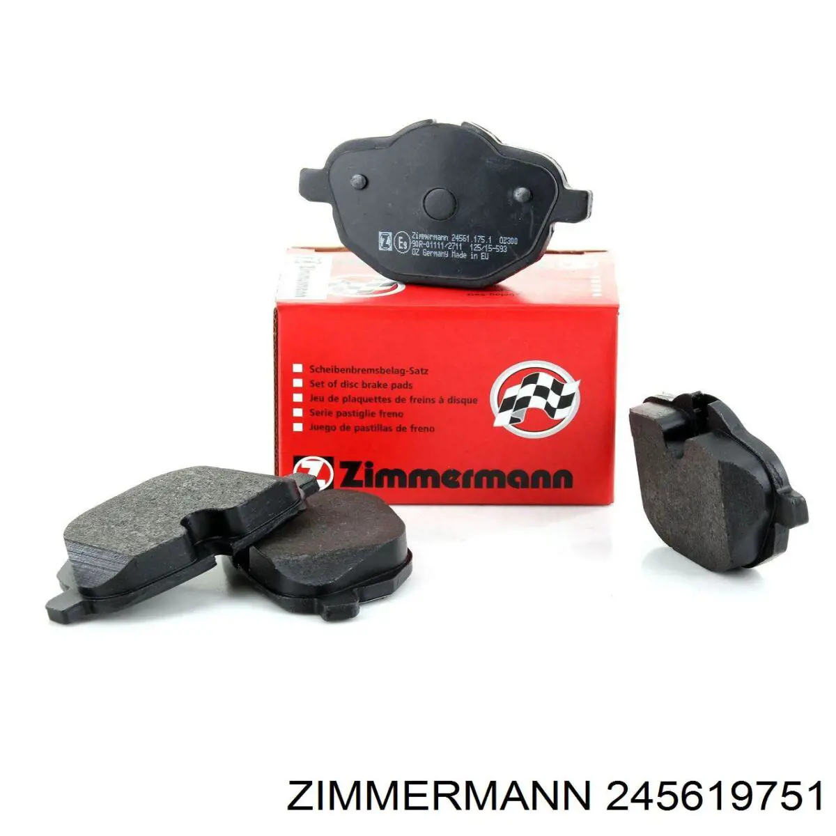 Задні дискові колодки Zimmermann 245619751