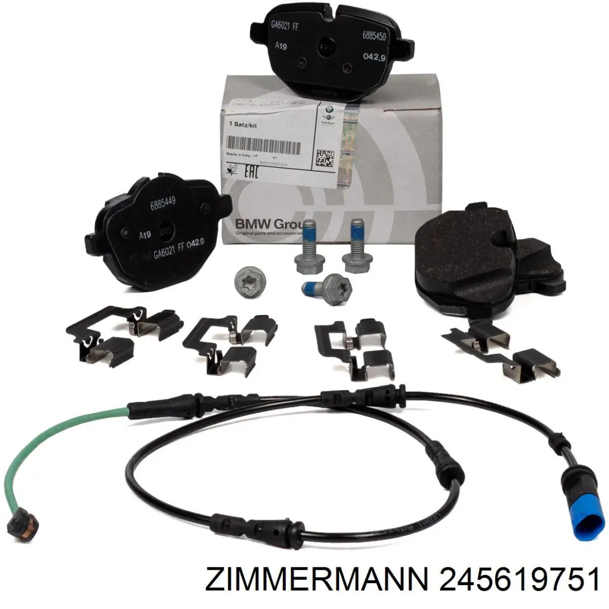 Купити 245619751 Zimmermann Задні колодки