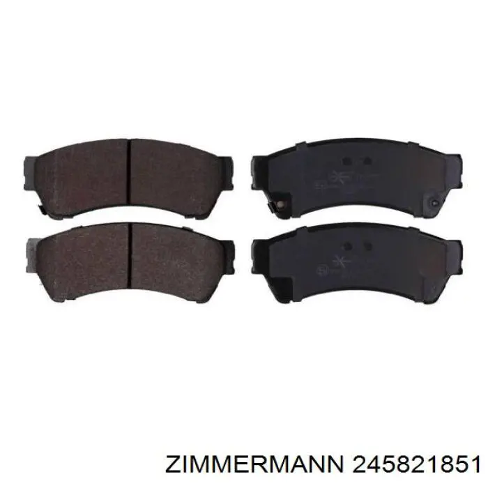 Гальмівні колодки Zimmermann 245821851 ціна, від 26.64 USD