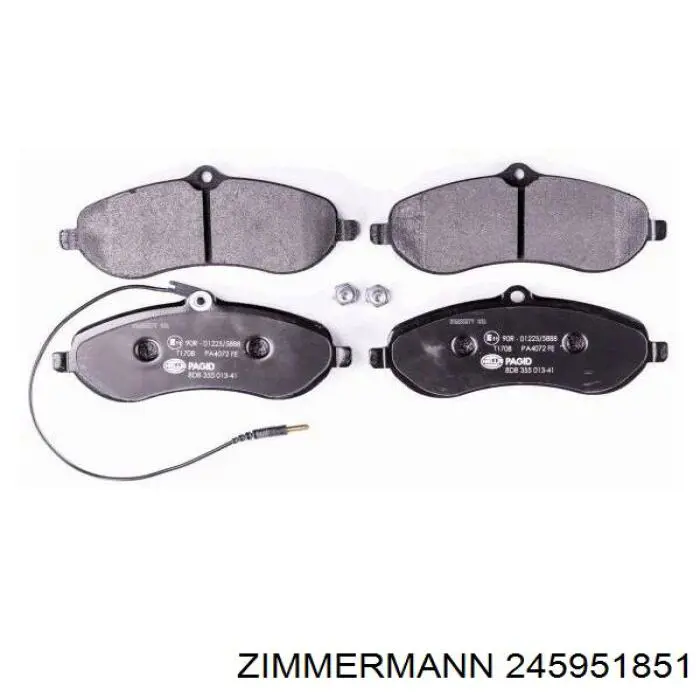 Тормозні колодки Zimmermann 245951851
