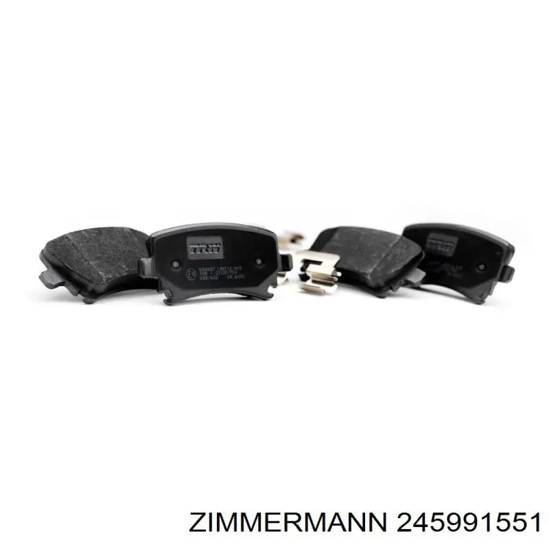 Задні гальмівні колодки Zimmermann 245991551 ціна, від 23.31 USD
