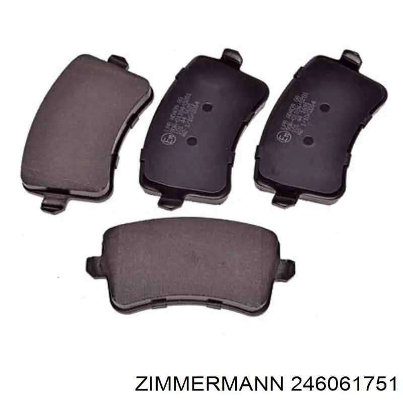 Купити 246061751 Zimmermann Задні колодки