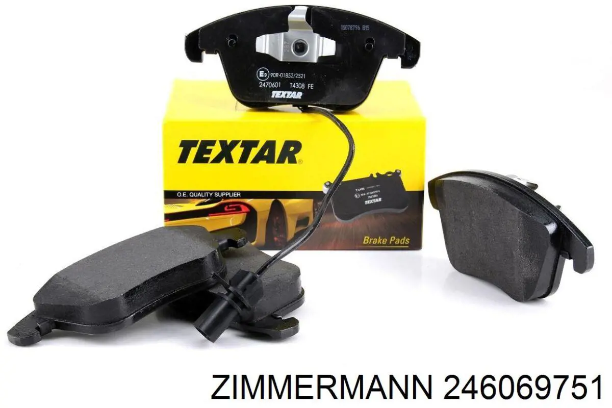 Задні гальмівні колодки Zimmermann 246069751 ціна, від 24.33 USD