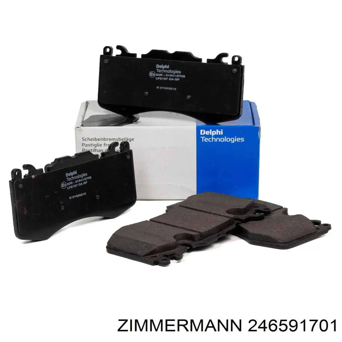 Гальмівні колодки Zimmermann 246591701 ціна, від 118.86 USD