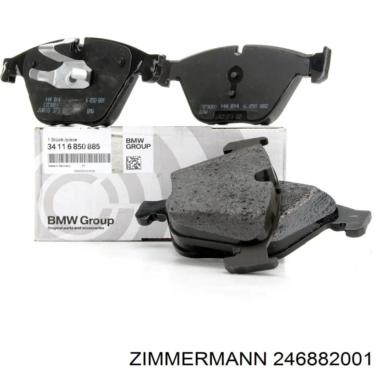 Гальмівні колодки Zimmermann 246882001 ціна, від 89.16 USD
