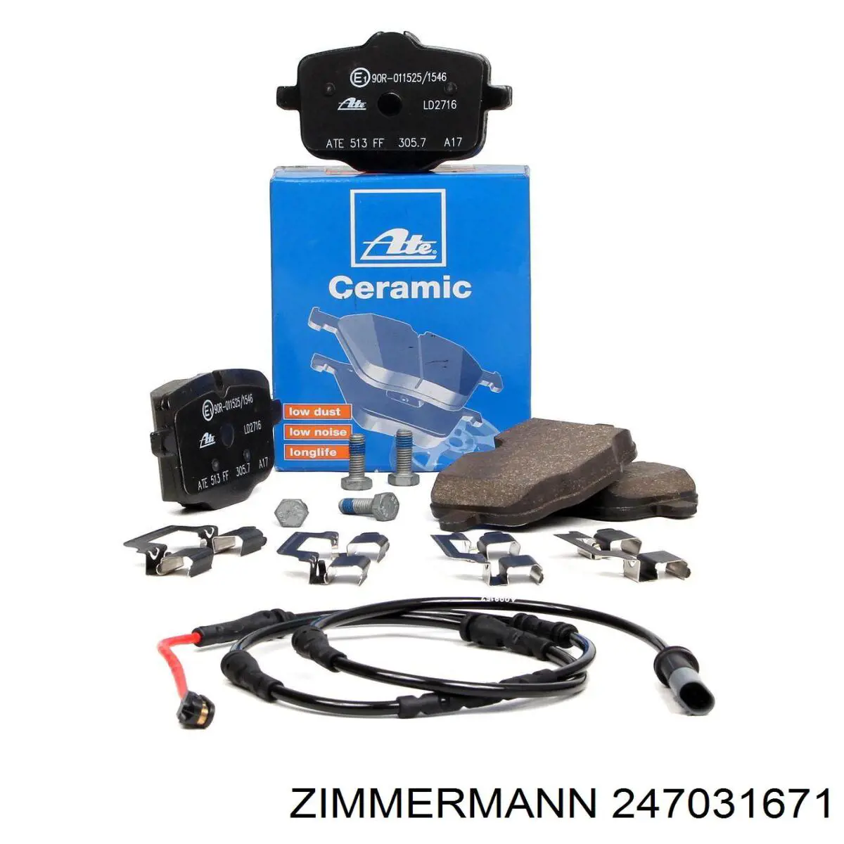 Задні гальмівні колодки Zimmermann 247031671 ціна, від 49.22 USD