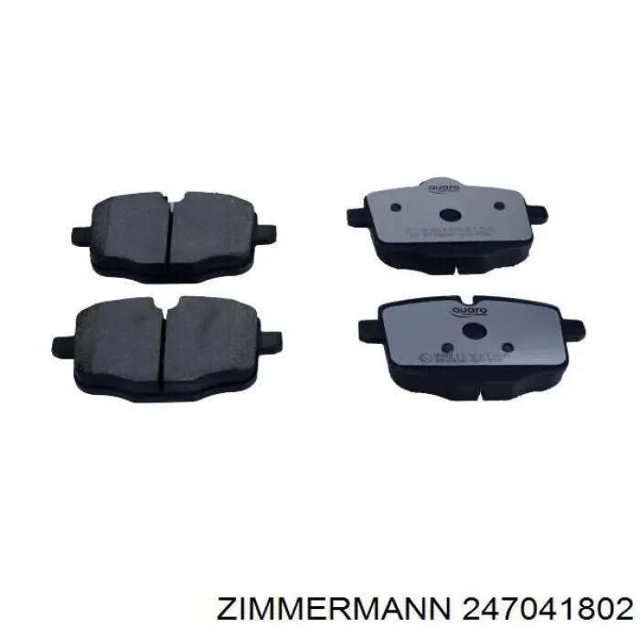 247041802 Zimmermann колодки гальмові задні, дискові