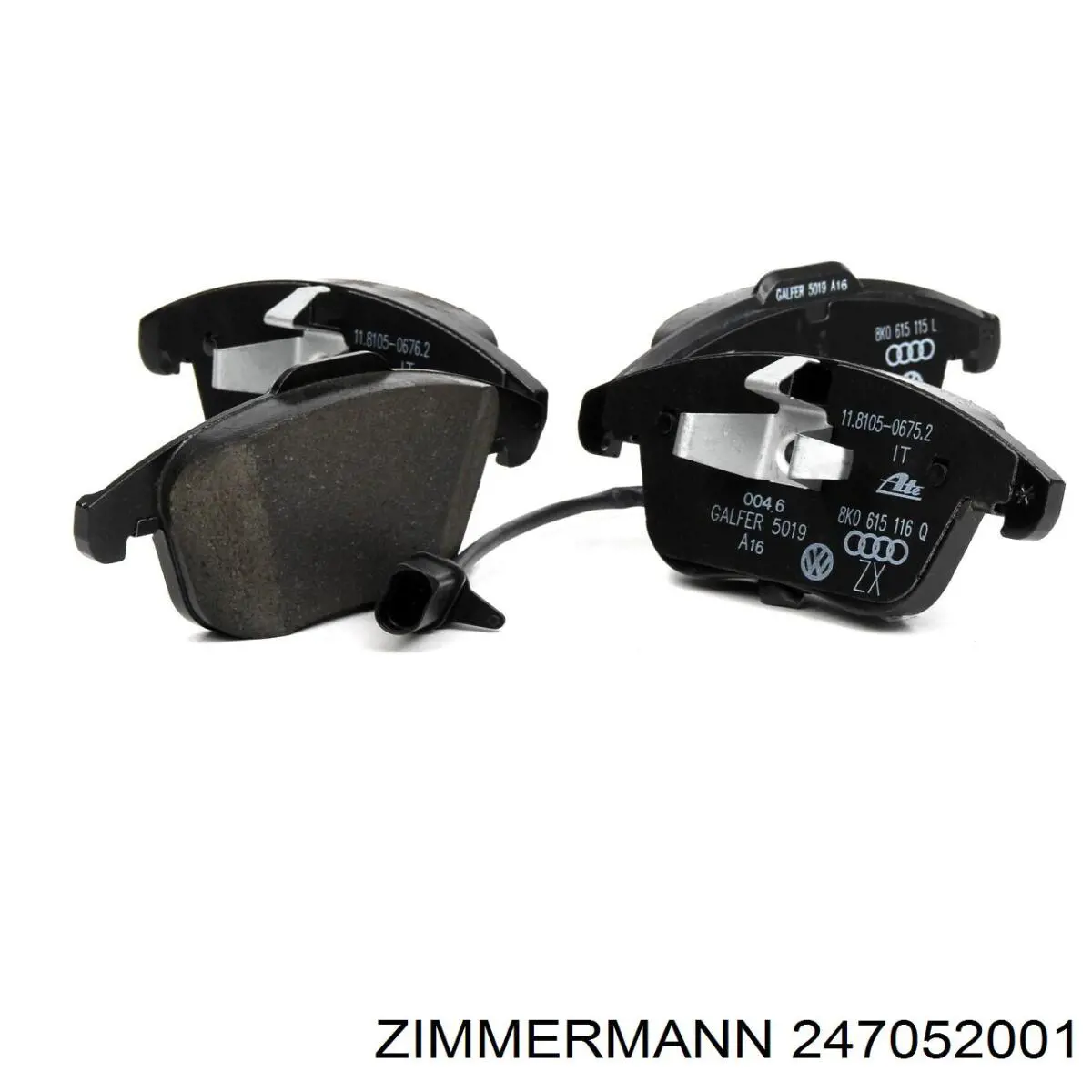 Тормозні колодки Zimmermann 247052001