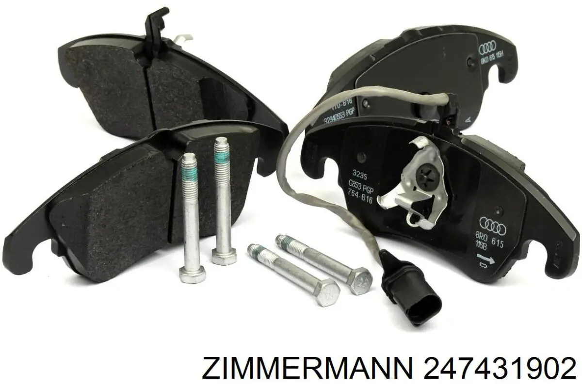 Тормозні колодки Zimmermann 247431902