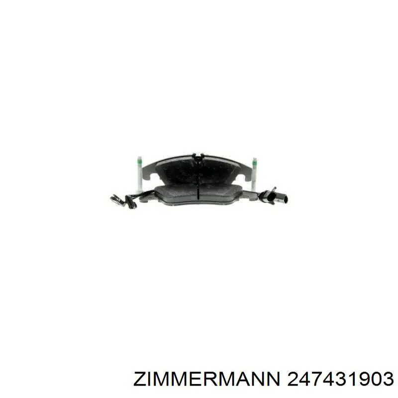 Тормозні колодки Zimmermann 247431903