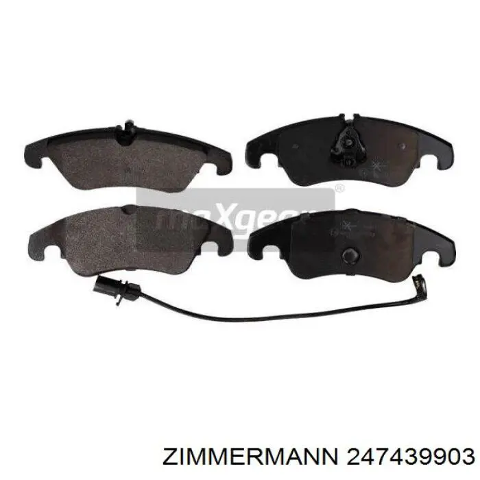 Купити 247439903 Zimmermann Колодки гальмівні передні, дискові