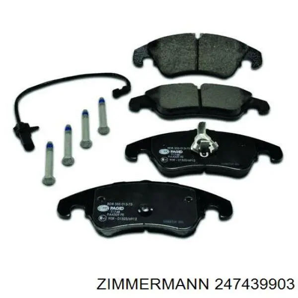 Тормозні колодки Zimmermann 247439903