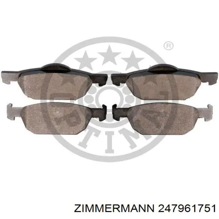 Тормозні колодки Zimmermann 247961751