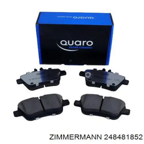 Задні гальмівні колодки Zimmermann 248481852 ціна, від 42.13 USD